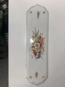 vintage floral interior door plates - Picture 1 of 1