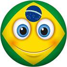 Aufkleber - Brasilien - Sticker wetterfest Autoaufkleber Fußball Fanartikel