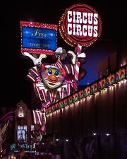 8x10 Glossy Color Art Print 2022 Circus Circus Hotel Casino Sign Reno Nevada