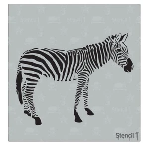 "Premium Quality Reusable Zebra Stencil for Painting and Crafts - Ideal for Wall - Picture 1 of 4