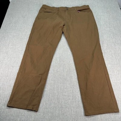 English Laundry Chino Pants Mens 40x32 Brown Straight Stretch Zip Pocket - Image 1 of 4