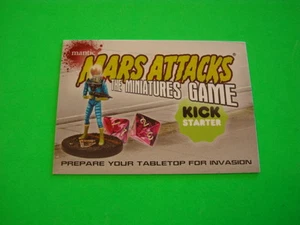 2013 MARS ATTACKS INVASION MINIATURES GAME PROMO CARD - Picture 1 of 2
