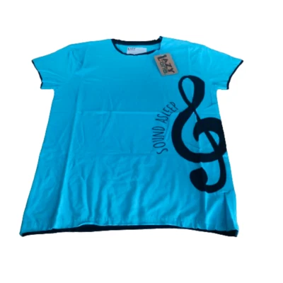 Lazyone Women Pyjama Tops Ladies PJ TShirts Nightshirt Nightwear Cotton D67 - Image 1 of 4