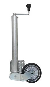 Automatik Stützrad extra lang f. AL-KO Schwerlast 500kg PKW Anhänger 200x50mm - Zdjęcie 1 z 11