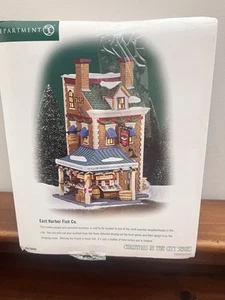 Department 56 Christmas In the City EAST HARBOR FISH CO with Box - Picture 1 of 11