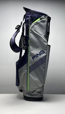 Сумка для гольфа Ping Hoofer Lite с подставкой многоцветная 4-полосная разделительная с двойным ремнем - Изображение 1 из 4