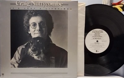 CRAIG NUTTYCOMBE Just a Lifetime SCARCE EX 1978 PROMO LP British Folk Rock HEAR - Image 1 of 4