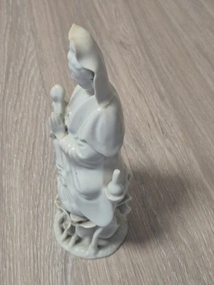 Китайская Blanc De Chine Богиня Отремонтированная Голова Поврежденное Основание - Изображение 1 из 4