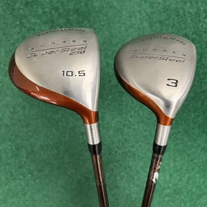 Taylormade Supersteel Driver & 3 Wood Set Men's Right Hand Stiff Flex Graphite - Picture 1 of 6