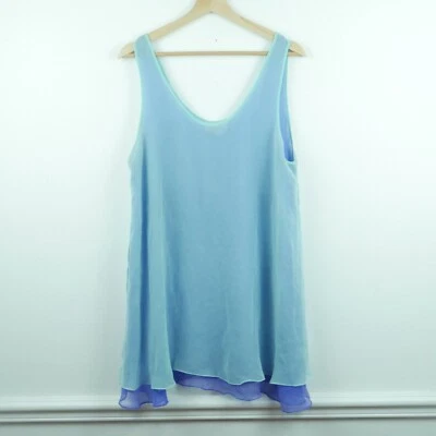 Victorias Secret 中号懒人裙金色标签复古透明仙女以太雪纺 — 第 1/4 张图片