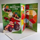 Happy Birthday Card By American Greetings Racecar Game Fold Out And Envelope