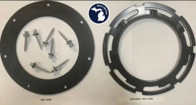 GM - DODGE- FORD TANQUE DE GASOLINA DE PLÁSTICO/REPARO DE ANEL DE BLOQUEIO DA BOMBA DE COMBUSTÍVEL #TR26-R - Imagem 1 de 4