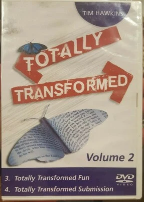 TIM HAWKINS - TOTALLY TRANSFORMED VOLUME 2 RARE DVD CHRISTIAN BIBLE DOCUMENTARY - Image 1 of 2