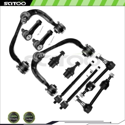 For 2004-2005 Ford F-150 10Pieces Front Control Arm And Ball Joint Tie Rod End - Image 1 of 4