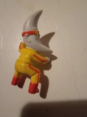 Vintage McDonalds Toy 1988 Moon Man Yellow Suit Red Boots Cake Topper - image 1 of 2