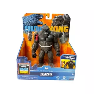 Playmates Monsterverse Godzilla vs Kong 6" Kong con avión de combate y revelación de batalla - Imagen 1 de 6