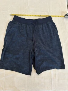 Lululemon T.H.E. Short *9" Heather Allover Iron Blue True Navy Herren Large EG - Bild 1 von 5