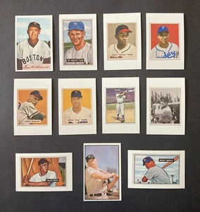 1989 BOWMAN SWEEPSTAKES REPRINT 11 CARD INSERT SET W/2 MANTLE, MAYS ETC-#031624F - Picture 1 of 2
