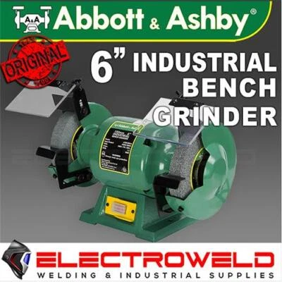 Abbott & Ashby 6" 150mm Industrial Bench Grinder Grinding Machine 240V ATBG280/6 - Image 1 of 3