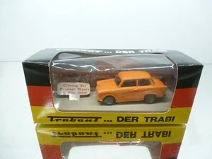 VITESSE TRABANT - DER TRABI BERLINER MAUER 9 NOV 89 - ORANGE 1:43 - GOOD IN BOX - Imagen 1 de 7