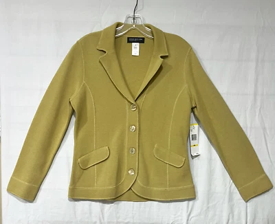JONES NEW YORK - Chaqueta de punto pesado verde claro - Pequeña mediana - Nueva con etiquetas Foto 1 de 4