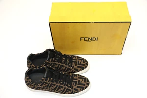 Fendi 'Force' White Sneaker with FF Jacquard Details US 8 EU 38 - Picture 1 of 20