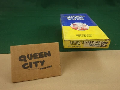 Juego de anillos de pistón Hastings vintage Chevy Pontiac 81 82 83 84 motores 1.8 5650-STD Foto 1 de 4