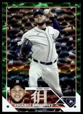 2022 Topps Update Green Foil Eduardo Rodriguez /499 Boston Red Sox #182 - Image 1 of 2