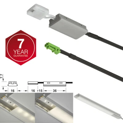 Interruttore dimmer LED Hafele per luci a striscia flessibile LED loox in profilo alluminio