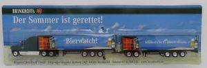 A Grell Ho 1/87 Truck Trailer Ford Ltl 9000 Aeromax XXL Beer BRINKHOFF'S - Picture 1 of 4
