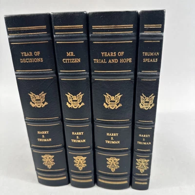 PRESIDENTE DE LOS ESTADOS UNIDOS HARRY TRUMAN EASTON PRESS 4 VOLÚMENES MEMORIAS SR. CIUDADANO AÑOS Foto 1 de 4