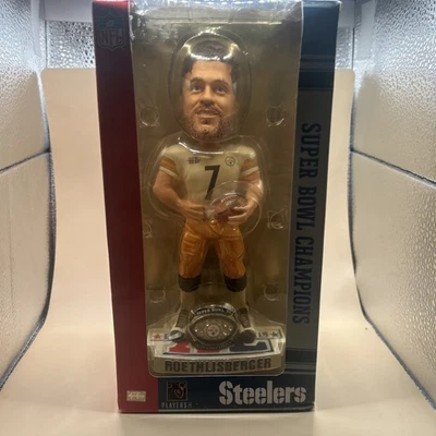 Ben Roethlisberger Campeones del Super Bowl BobbleHead Steelers Forever Coleccionables Foto 1 de 4