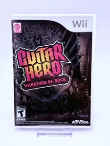 Guitar Hero: Warriors of Rock (Nintendo Wii, 2010) CIB Complete Very Good - Picture 1 of 5