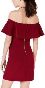 Vestido ajustado con volantes y hombros descubiertos Teeze Me Juniors 3 - Imagen 1 de 1
