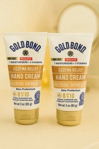 pack of 2 Gold Bond Eczema 2% Colloidal Oatmeal Relief Hand Cream 3.0 Oz.  skin - Picture 1 of 7