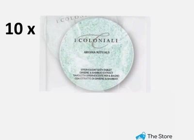 I COLONIALI Die Kolonial Brausescheiben Bad Ginseng Bambus 10 Stück für 25g