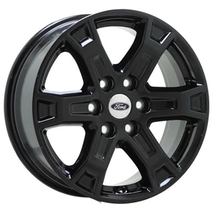 18" Ford F150 Truck Gloss Black wheel rim Factory OEM single 10343 EXCHANGE - Picture 1 of 7