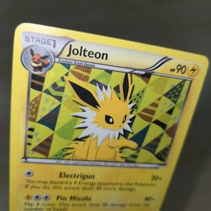 SWIRL MP Jolteon BW91 Black & White Cosmos Holo Black Star Promo Pokemon Card - Picture 1 of 14