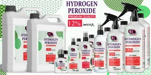 HYDROGEN PEROXIDE 11.99% Premium Quality VARIOUS SIZES ✅ SAME DAY DISPATCH ✅ UK - Picture 1 of 15