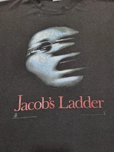 Vintage Jacobs Ladder Black Faded Horror Movie Promo 1990 T-Shirt size L/XL - Bild 1 von 18