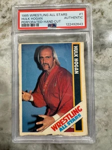 Hulk Hogan 1985 Wrestling All Stars PSA Authentic Wrestling Card #1 WWE WWF - Picture 1 of 3