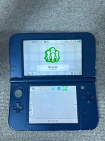 New 3DS LL XL Metalic blue Japan Nintendo Console region Japanese B677