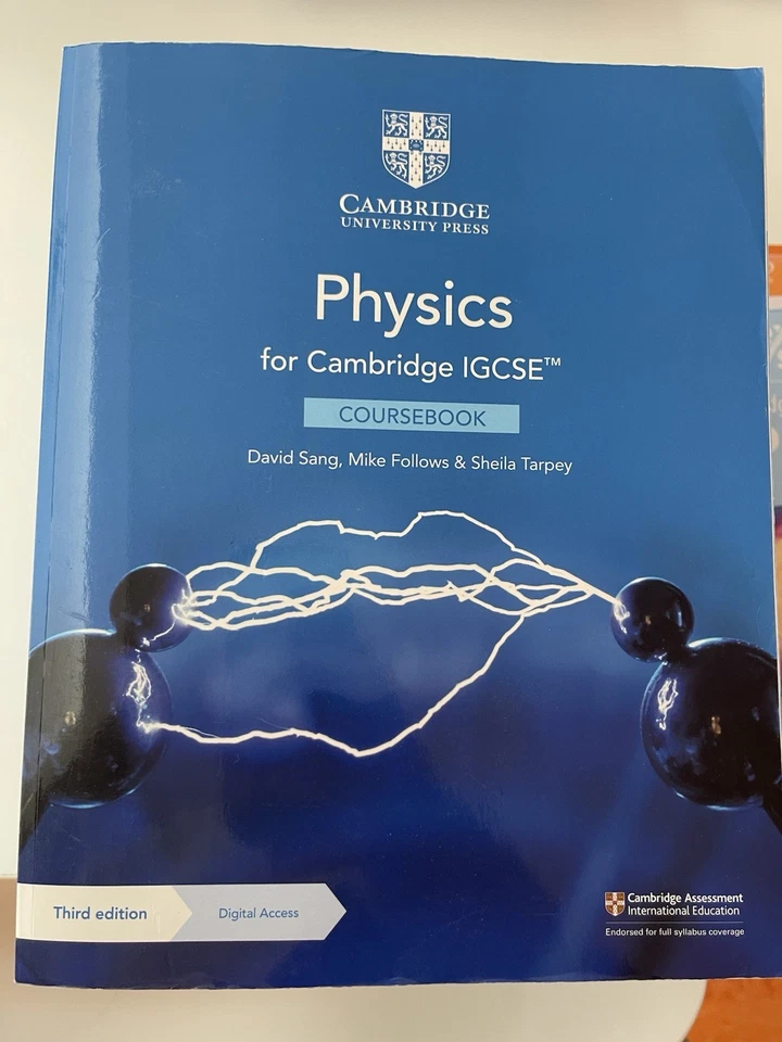 Physics for Cambridge IGCSE Coursebook David Sang 2021, Trade Paperback / eBook - Image 1 of 1