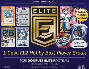 Barry Sanders DET 2025 DONRUSS ELITE 1 Case (12 Hobby Box) Player Break #5 - Picture 1 of 5