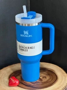 Stanley Quencher H2.0  Tumbler 40 oz-  BLUE AZURE  SHIP SAME DAY - Picture 1 of 10