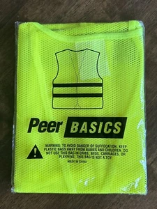 Peer Basics Warnschutz reflektierende Sicherheitsweste neongelb XL - Bild 1 von 3