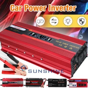 Inversor de energía para automóvil de 7000 W CC 12 V a CA 110 V 220 V onda sinusoidal convertidor solar LCD - Imagen 1 de 191