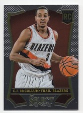 2013-14 Panini Select C.J. McCOLLUM #182 Base Rookie RC-Trailblazers