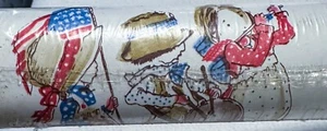 Papel de contacto de vinilo autoadhesivo Holly Hobbie ADHERE 18"x 9 pies rollo de colección 1967 - Imagen 1 de 6
