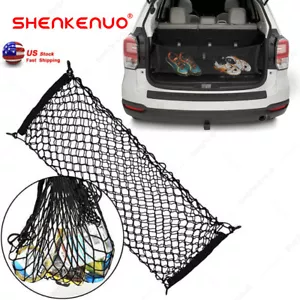 Red de carga organizador de malla estilo maletero trasero para SUBARU FORESTER 1998-2023 - Imagen 1 de 16